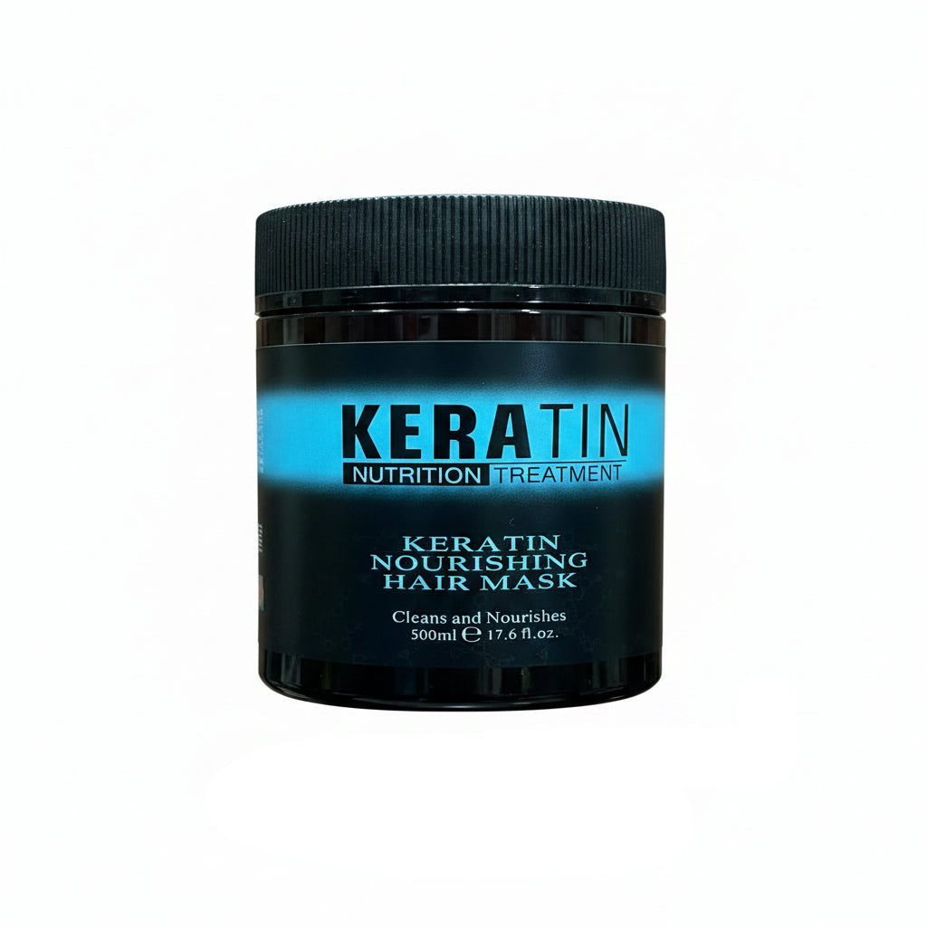Keratin Nutrition Treatment is a nourishing hair mask designed to repair and hydrate dry or damaged hair