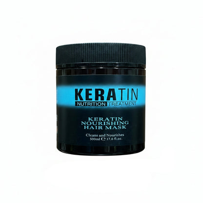 Keratin Nutrition Treatment is a nourishing hair mask designed to repair and hydrate dry or damaged hair