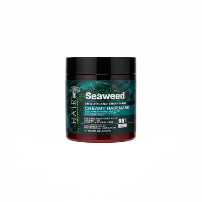 Seaweed Smooth and Shiny Hair Creamy Hair Mask, designed to repair and nourish hair 500ml