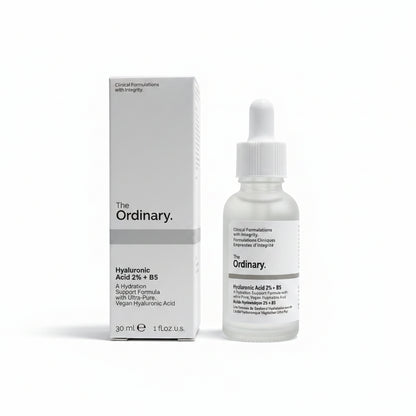 The Ordinary Hyaluronic Acid 2% + B5 hydrating serum in a 30ml