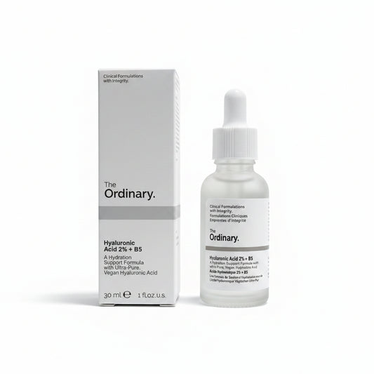 The Ordinary Hyaluronic Acid 2% + B5 hydrating serum in a 30ml