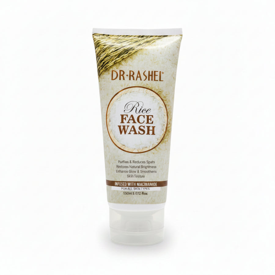 Dr. Rashel Rice Face Wash 150ml – Brightening Cleanser with Niacinamide for All Skin Types