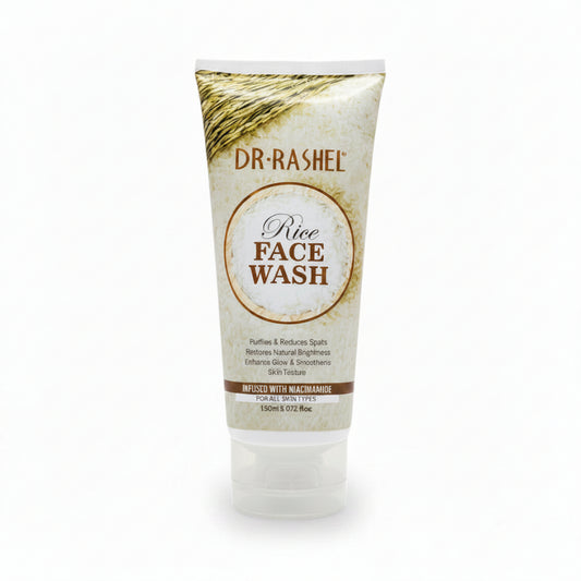 Dr. Rashel Rice Face Wash 150ml – Brightening Cleanser with Niacinamide for All Skin Types