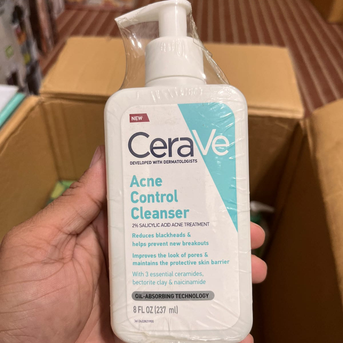 CeraVe Acne Control Cleanser (2% Salicylic Acid Acne Treatment)