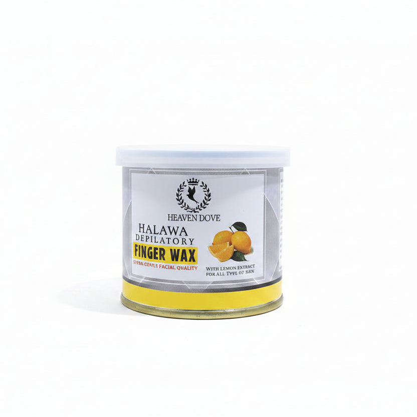 Heaven Dove Lemon Halawa Depilatory Finger Wax for Hair Removal - 170g