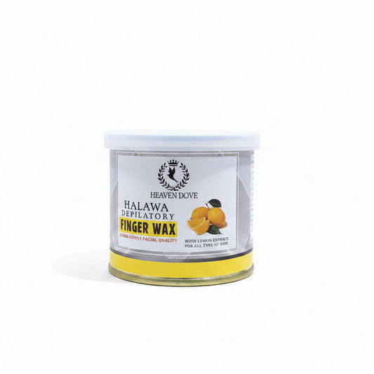 Heaven Dove Lemon Halawa Depilatory Finger Wax for Hair Removal - 170g