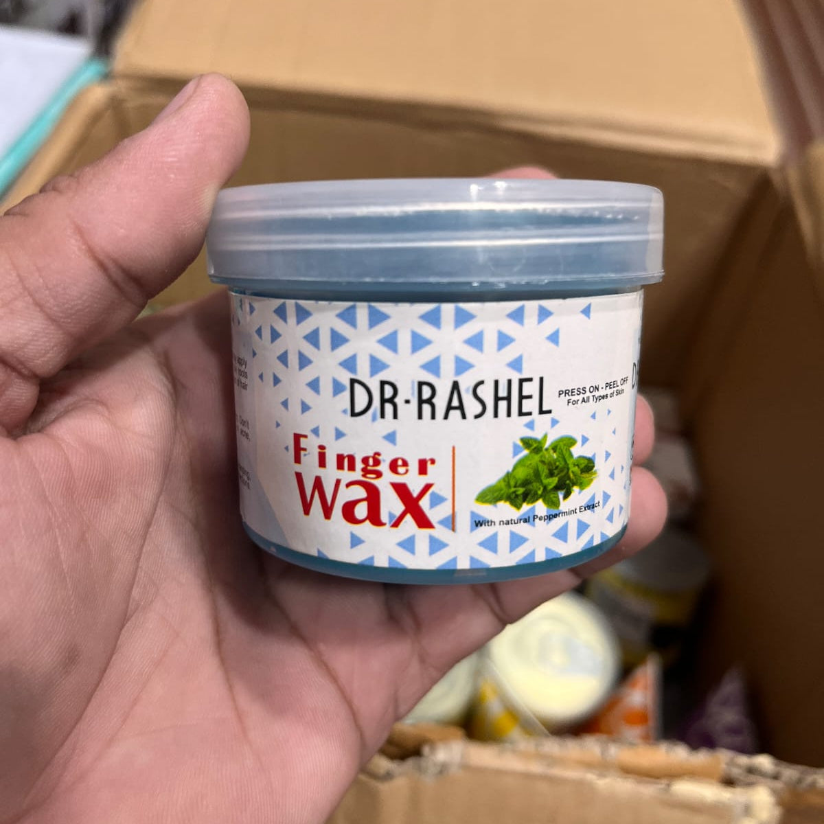Dr. Rashel Peppermint Finger Wax -- Halawa Hair Removal