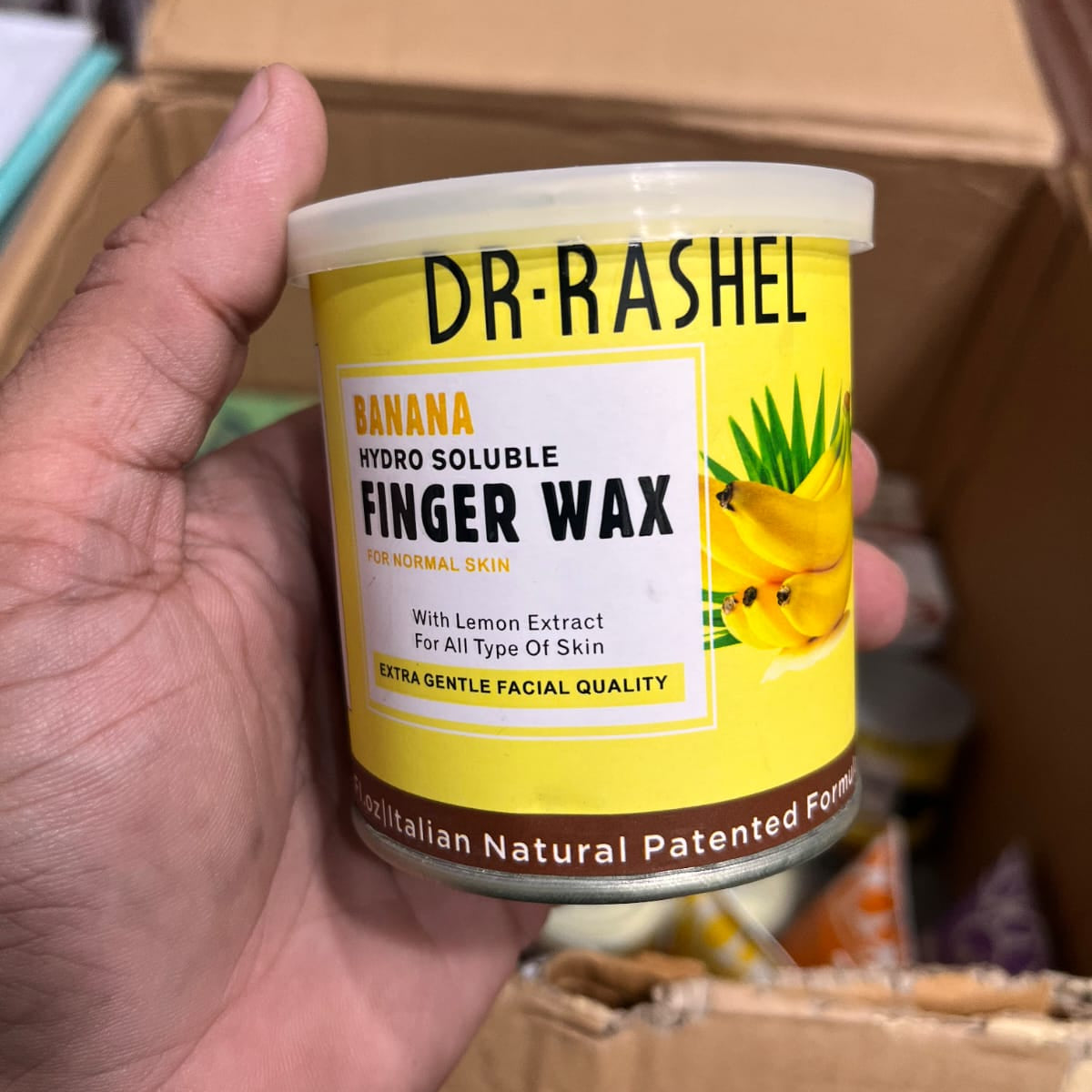 Dr. Rashel Banana Hydro Soluble Finger Wax (200g)