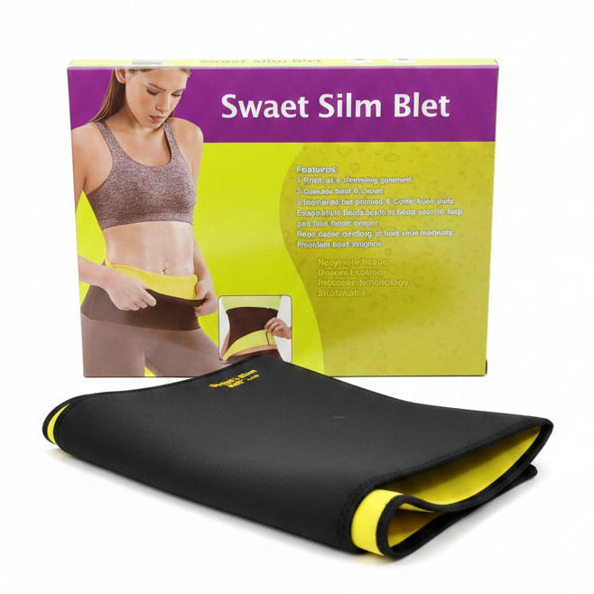 Swaet Silm Belt Neoprene Sweat Waist Trimmer & Body Shaper