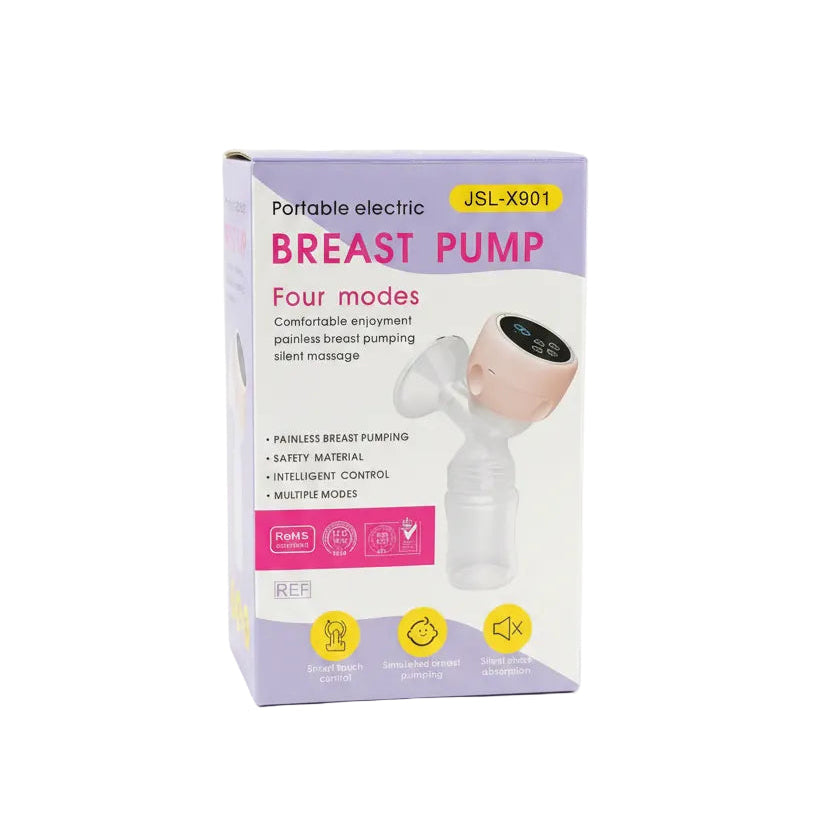 JSL-X901 Portable Electric Breast Pump with 4 Modes & USB Rechargeable Battery