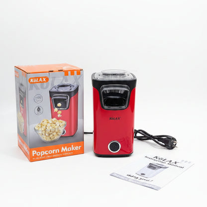 Kölax 1100W Hot Air Popcorn Maker Machine – Red, Model 94401 (New in Box)