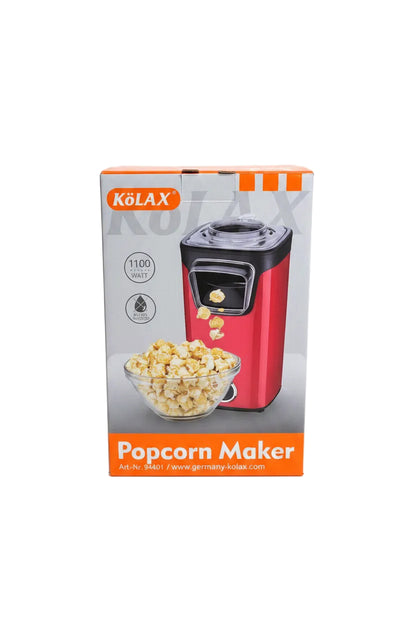 Kölax 1100W Hot Air Popcorn Maker Machine – Red, Model 94401 (New in Box)