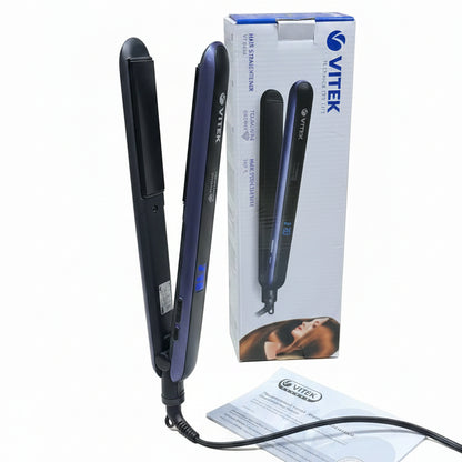 Vitek VT-8414 Tourmaline Ceramic Hair Straightener – LCD Display, Max 230°C