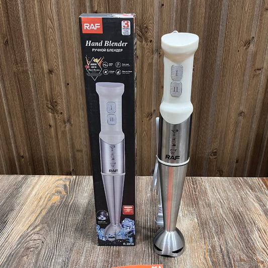 RAF R.3016 400W Hand Blender – Stainless Steel 2-Speed Immersion Stick Mixer