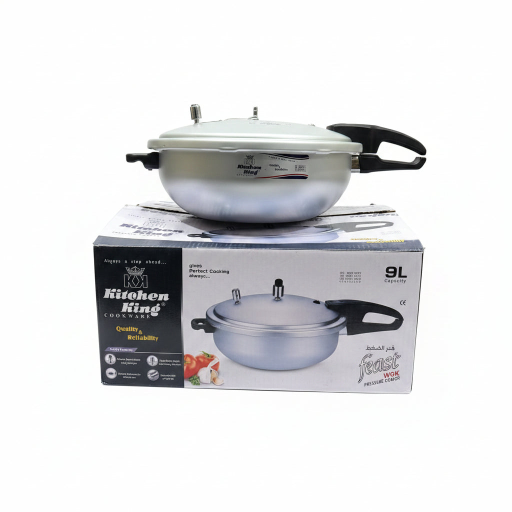 Kitchen King 9L Feast Wok Pressure Cooker