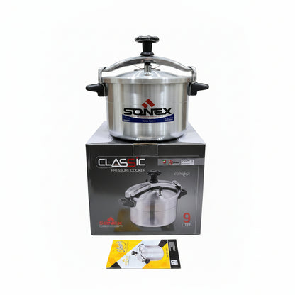 Sonex 9L Heavy Duty Pressure Cooker with Manual & Box