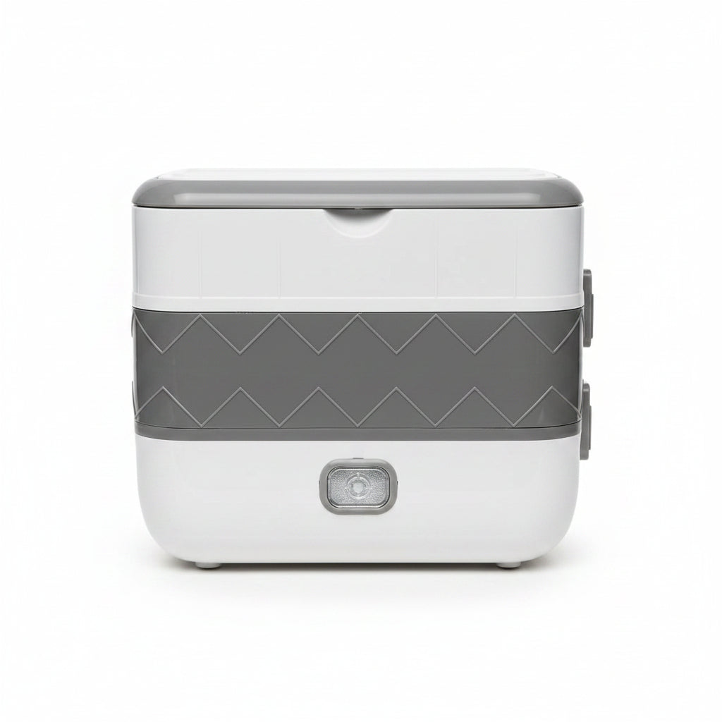 Portable Electric Heating Lunch Box – 2.0L  [200W] Multi-Layer Food Steamer &amp; Warmer