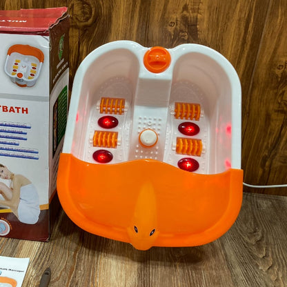 Ruifengqiangqiang Multifunction Footbath Massager RF-368A-1 – Electric Heated Foot Spa Tub with Infrared & Bubble Massage
