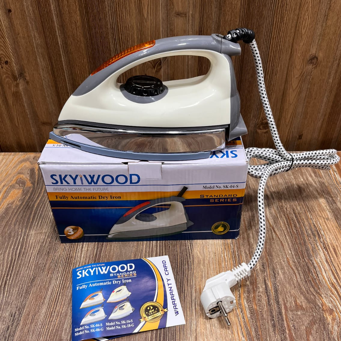SKYIWOOD SK-04-S Fully Automatic Dry Iron – Premium Non-Stick Soleplate