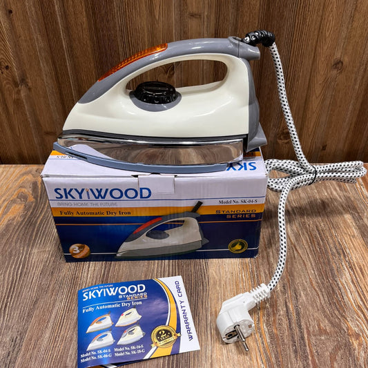 SKYIWOOD SK-04-S Fully Automatic Dry Iron – Premium Non-Stick Soleplate