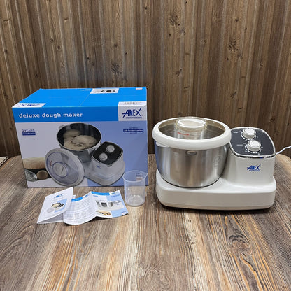 Anex AG-2127 Deluxe Dough Maker with Ferment Function – 5L Stainless Steel Bowl, 500W