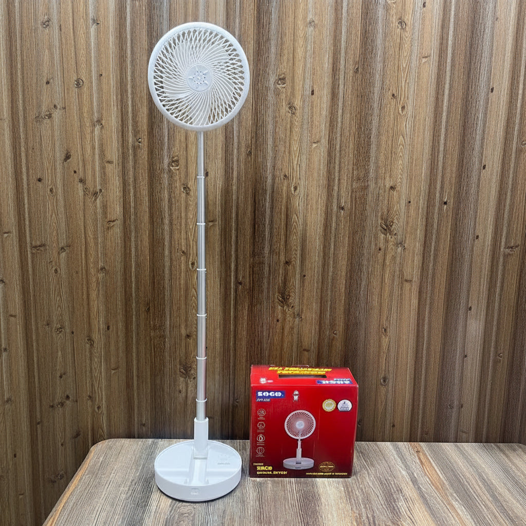 SOGO JPN-523 Rechargeable Retractable Fan