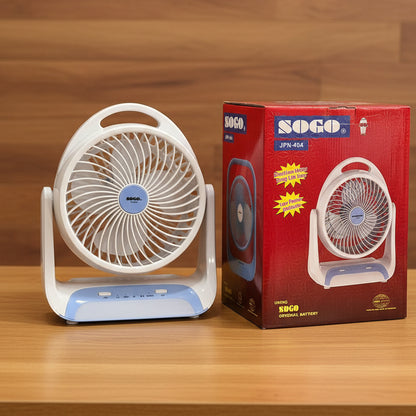 SOGO JPN-404 Rechargeable Fan Brushless Motor
