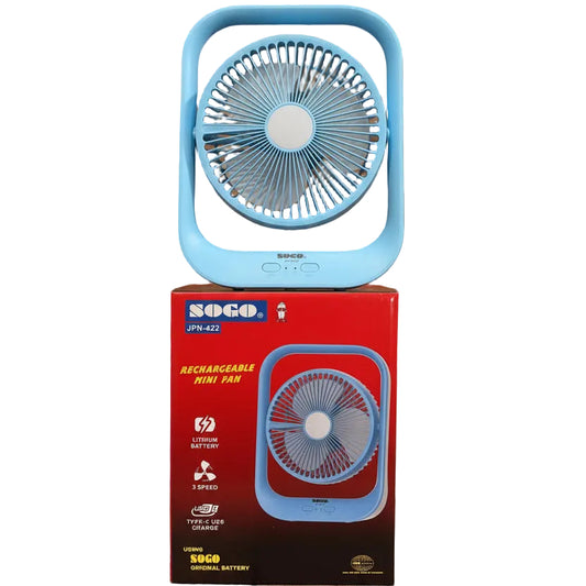 SOGO JPN-422 Rechargeable Mini Fan