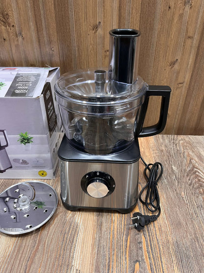 George Home 800W 6-in-1 Food Processor with Chopper, Slicer, Grater & Citrus Juicer – 1.6L Bowl