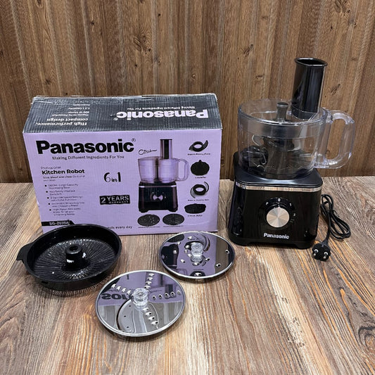 Panasonic Professional Kitchen Robot 6-in-1 Food Processor – 1.2L, 600W, Slice Shred & Chop