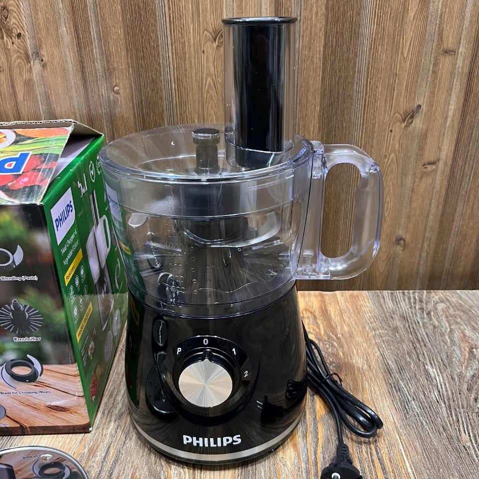 Philips 600W 5-in-1 Meat Chopper & Vegetable Cutter – Compact Food Processor, 1.2L Capacity (SG2019A)