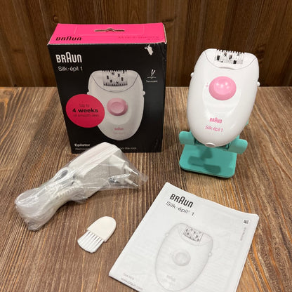 Braun Silk-épil 1 Epilator – Hair Removal from the Root, Up to 4 Weeks of Smooth Skin