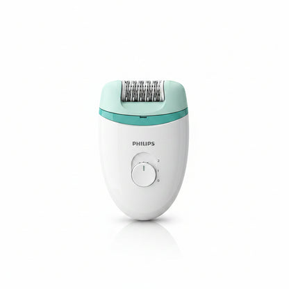 Philips Satinelle Essential Epilator (BRE224) – Compact Corded Epilator, Smooth Skin for Weeks