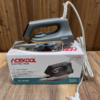 Cosmos Electric Dry Iron – 400W Lightweight Non-Stick Coating with Auto Cutoff