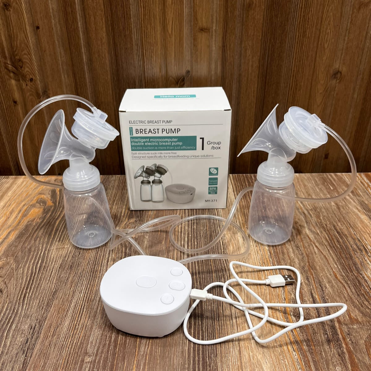 Hello Mom Double Electric Breast Pump – Intelligent Microcomputer Control