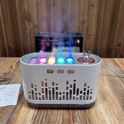 Pickup Fountain Aroma Humidifier – Multi-Jet RGB Water Fountain Design Air Humidifier