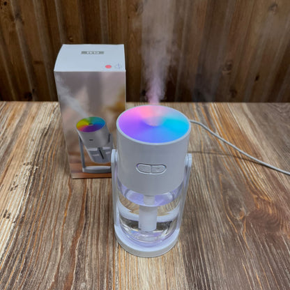 RGB Smart Aroma Humidifier with Touch Control – Transparent Water Tank Color Changing Light