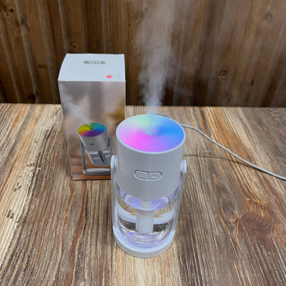 RGB Smart Aroma Humidifier with Touch Control – Transparent Water Tank Color Changing Light