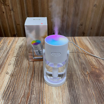 RGB Smart Aroma Humidifier with Touch Control – Transparent Water Tank Color Changing Light