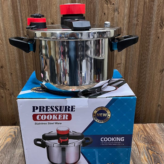 Stainless Steel Ware Pressure Cooker – 9L Big Capacity Imported, 26cm