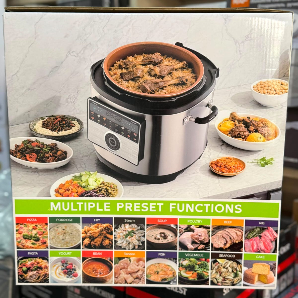 DSP Intelligent Electric Pressure Cooker X2000 Pro – 8L 1300W Multi Cooker