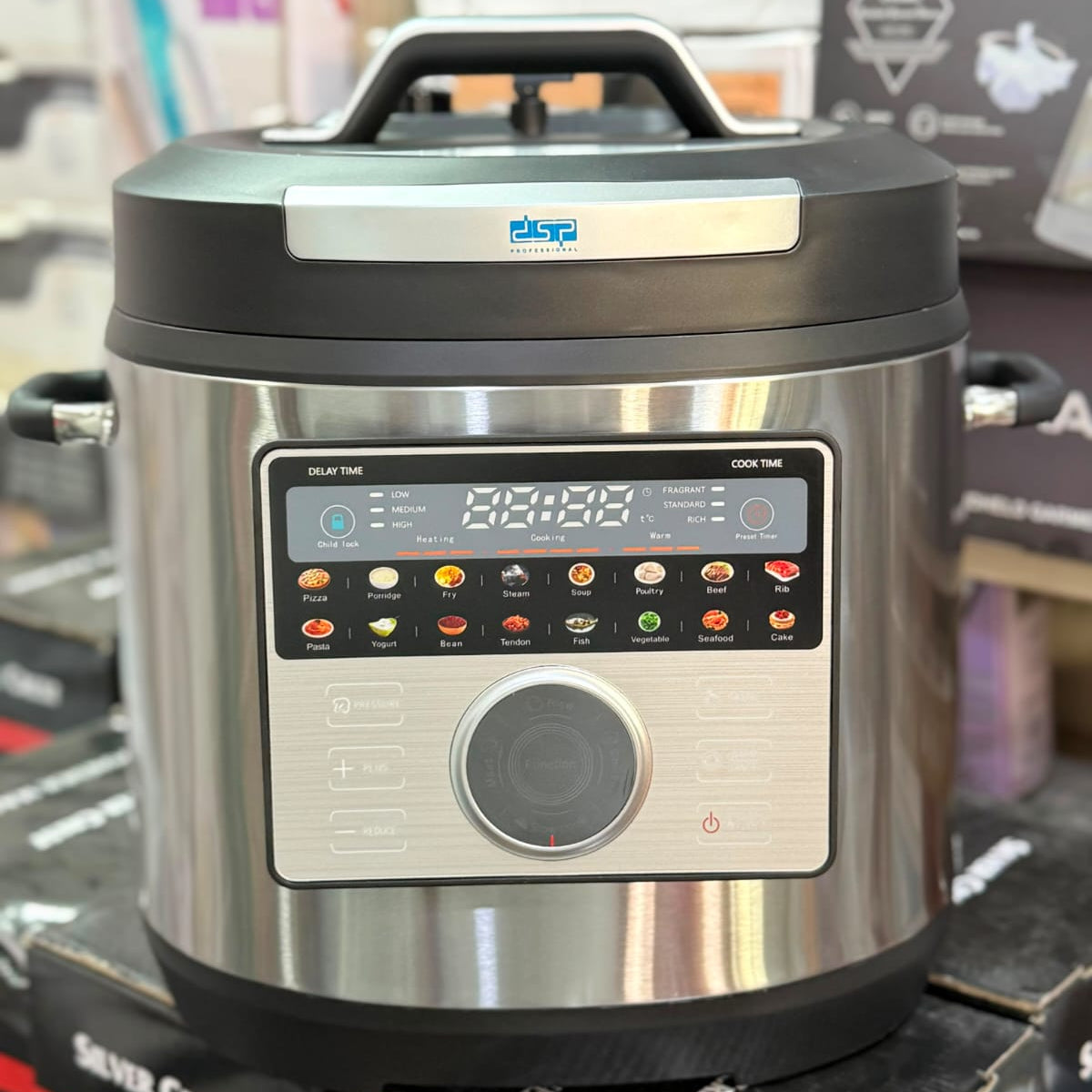 DSP Intelligent Electric Pressure Cooker X2000 Pro – 8L 1300W Multi Cooker