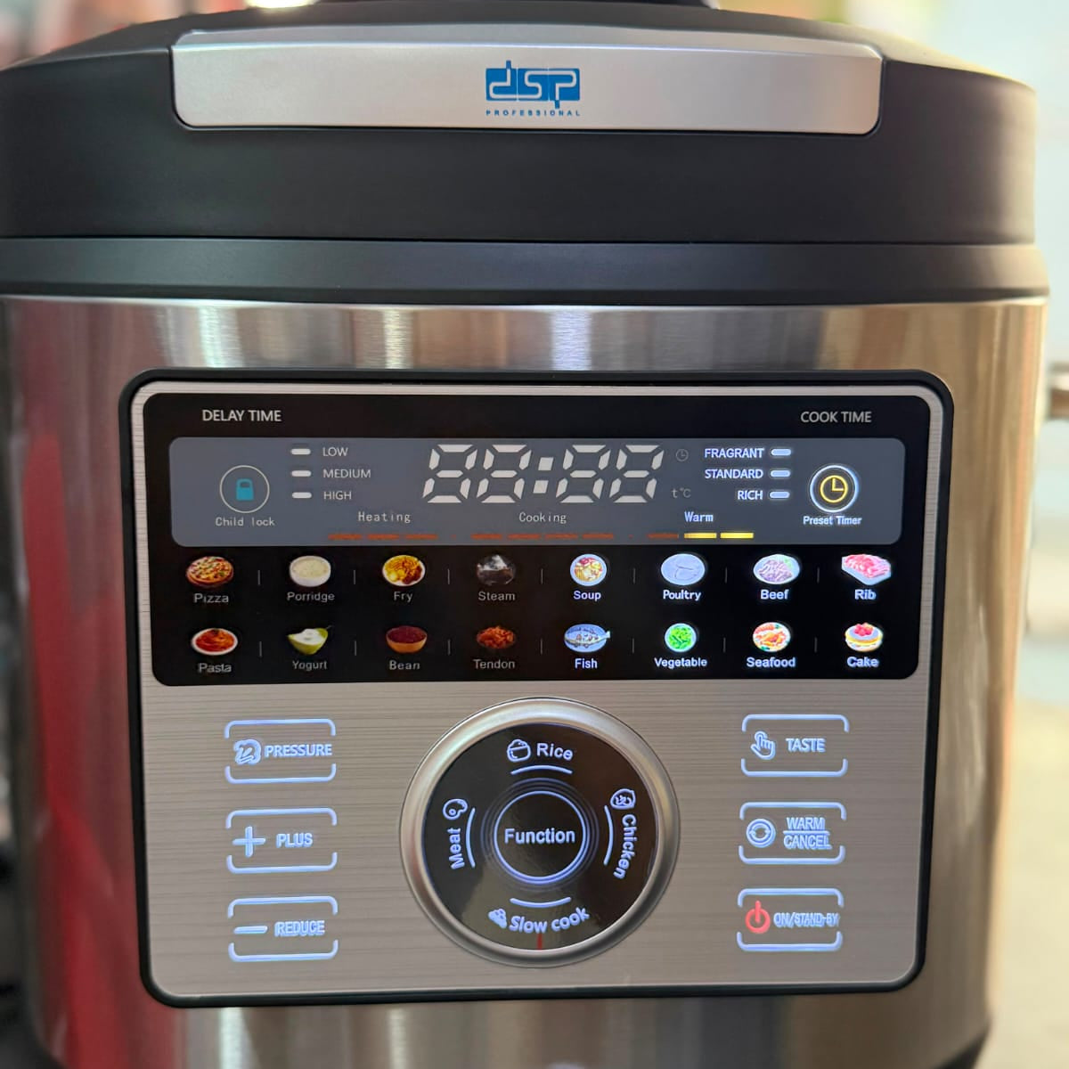 DSP Intelligent Electric Pressure Cooker X2000 Pro – 8L 1300W Multi Cooker