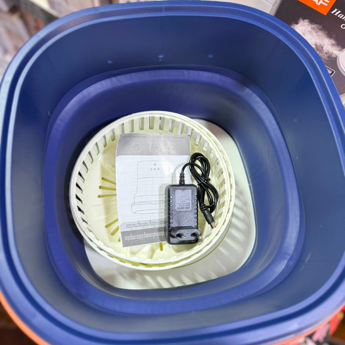 Foldable Mini Washing Machine – Portable Travel Washer with Spin Dry Basket
