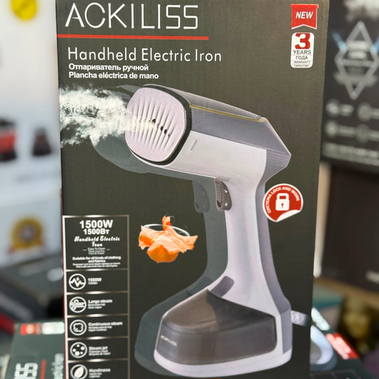 Ackiliss Handheld Garment Steamer – 1500W Portable Clothes Iron ACL-61288G