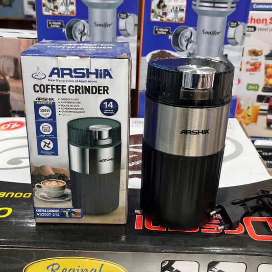 Arshia Coffee Grinder AS2507-212 – 300W Large Capacity
