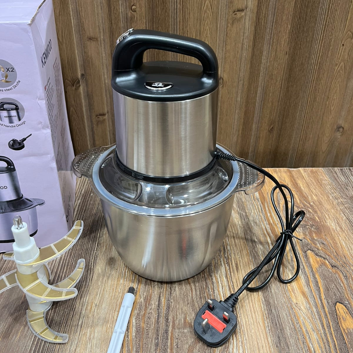 Kenwood CH250 Multifunction Food Chopper - 800W, 3L Stainless Steel Bowl