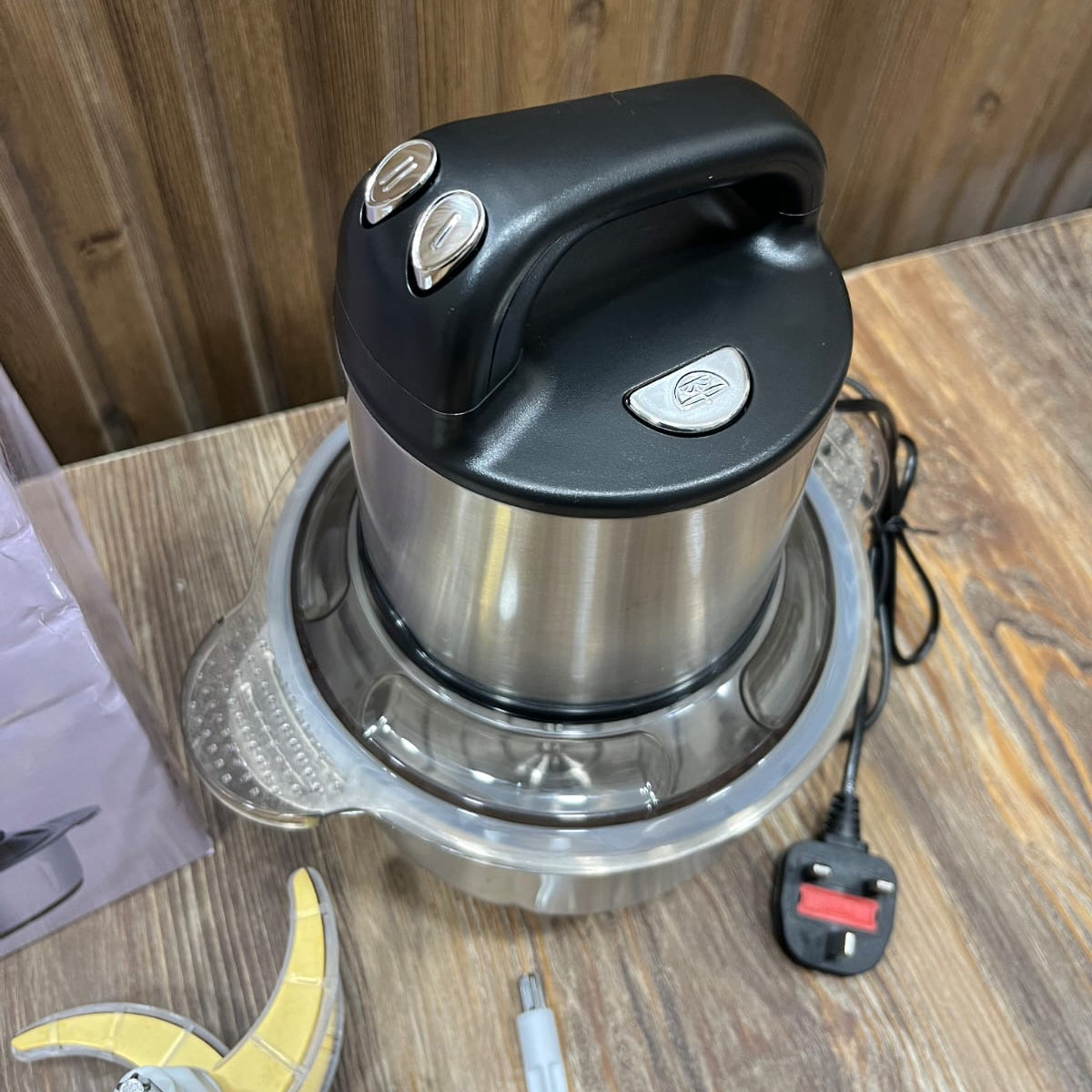 Kenwood CH250 Multifunction Food Chopper - 800W, 3L Stainless Steel Bowl