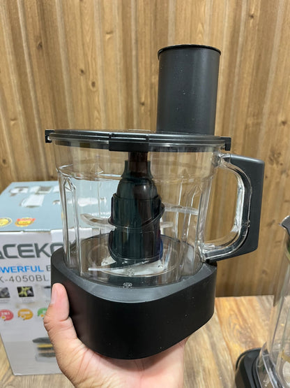 Acekool AK-4050BL 3-in-1 Powerful Blender, Chopper & Grinder - 2000W, 3L Jar