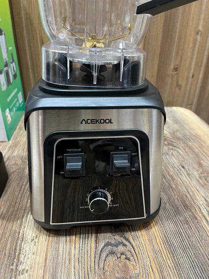 Acekool AK-4050BL 3-in-1 Powerful Blender, Chopper & Grinder - 2000W, 3L Jar